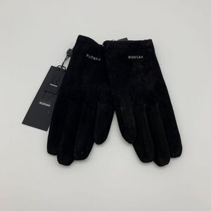 Rudsak Women's Flora Suede Gloves Black